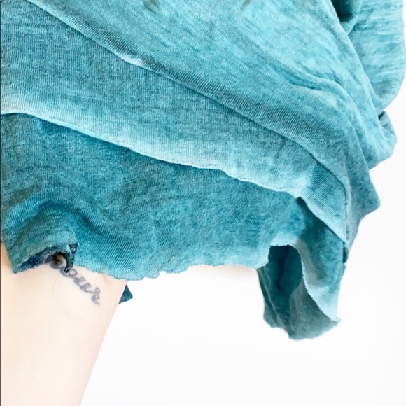 Free People Turquoise Double Layer Sleeveless Top - Picture 9 of 11